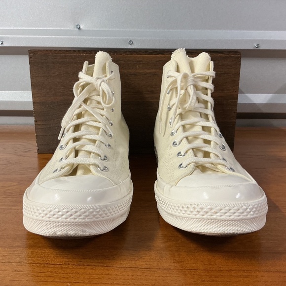 Converse X Comme de Garcons Play White Chuck Taylor All Star High Top Size 12 - Picture 3 of 8